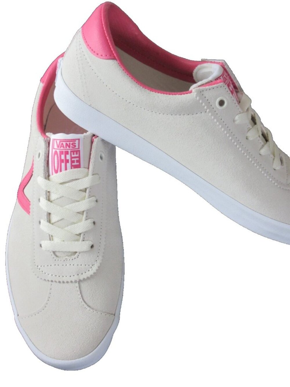 Vans Men's Sport Low Suede Caramella Pink White Classic shoes Size 11 NIB - Picture 4 of 5
